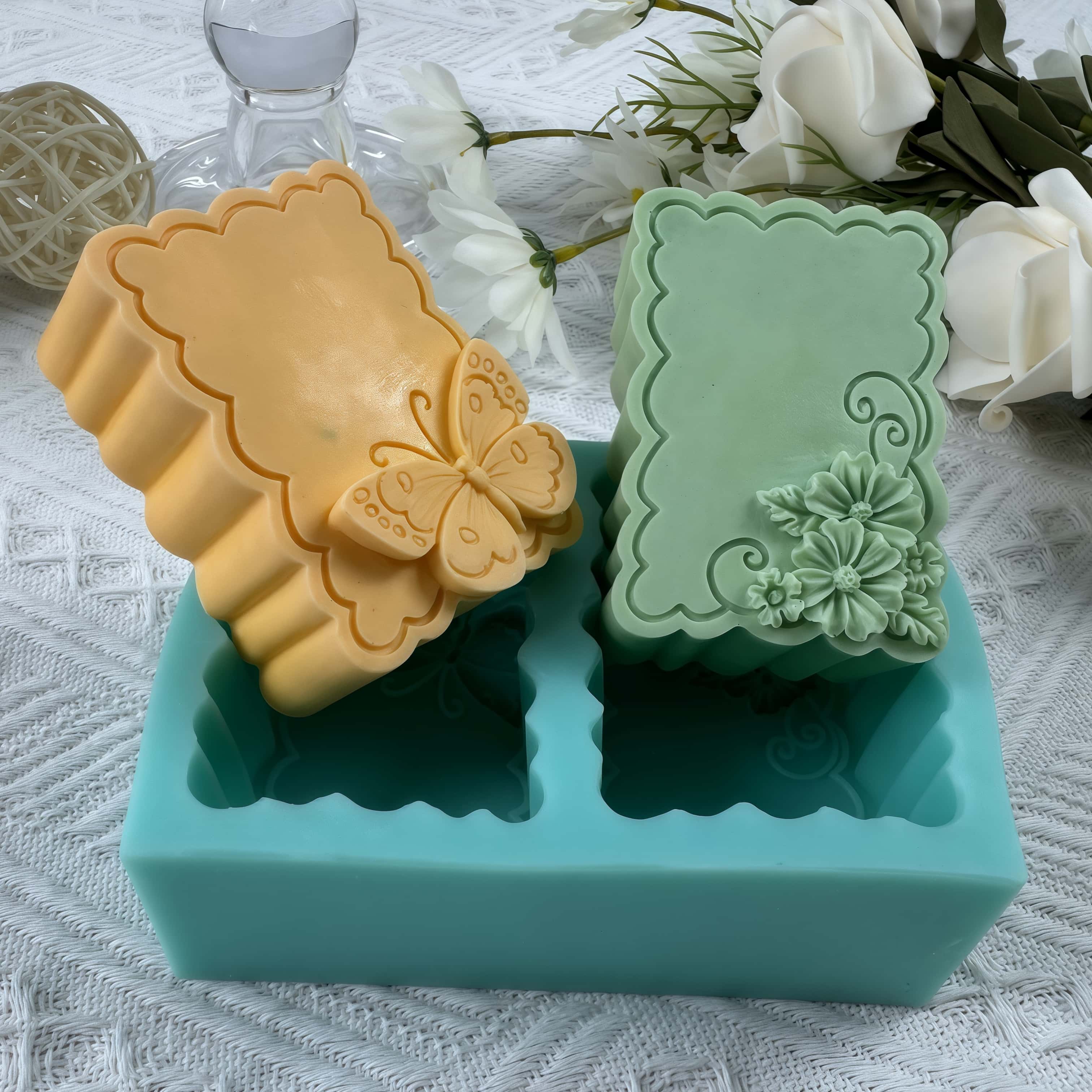 Butterfly Rubber Sheet - Butterfly Flower Soap Mold DIY Silicone