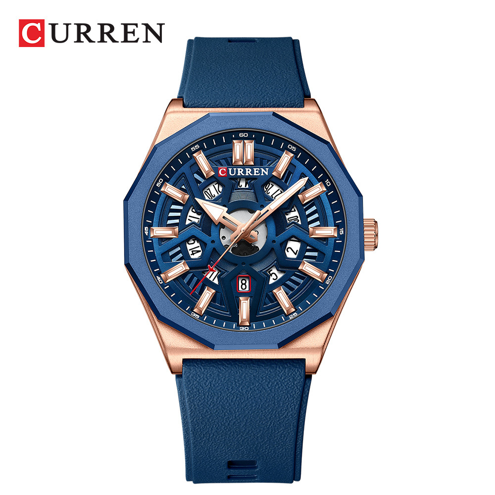 Edge Tape Roll - CURREN 8437 Unisex Minimalist Quartz Watch
