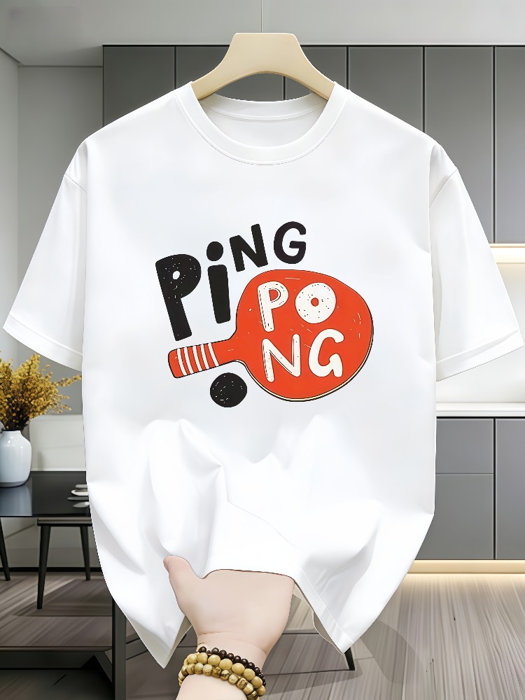 Men Casual Table Tennis Graphi - Table Tennis Graphics ulasan dan harga