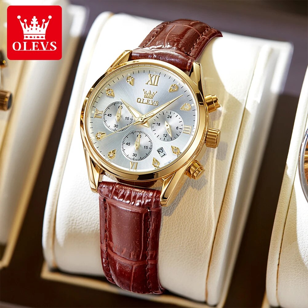 OLEVS 5523 Women's Watches Lea - Edge Tape Roll ulasan dan harga