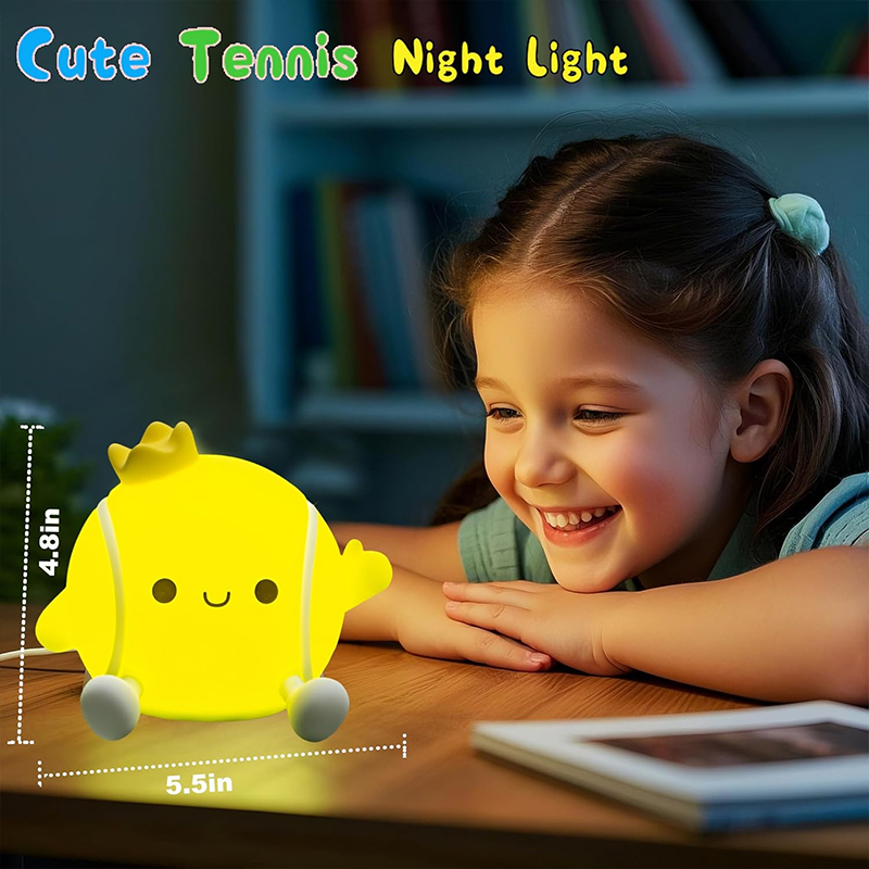 Cute Tennis Night Light Silico - Table Tennis Flash ulasan dan harga