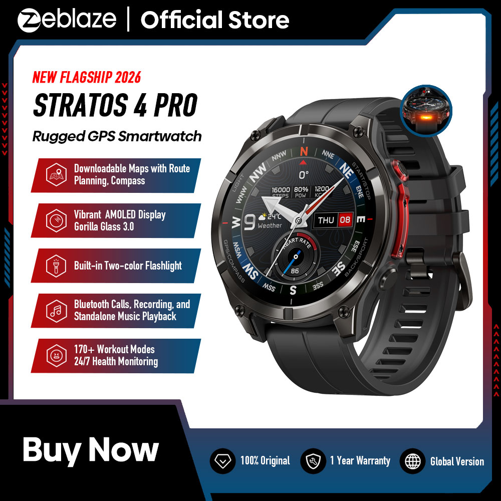 New Zeblaze Stratos 4 PRO AMOL - Table Tennis World ulasan dan harga