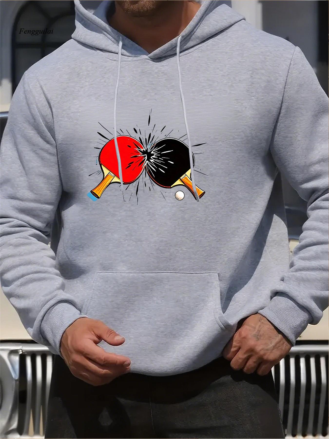 Ping Pong Smash Graphic Hoodie - Table Tennis Graphics ulasan dan harga