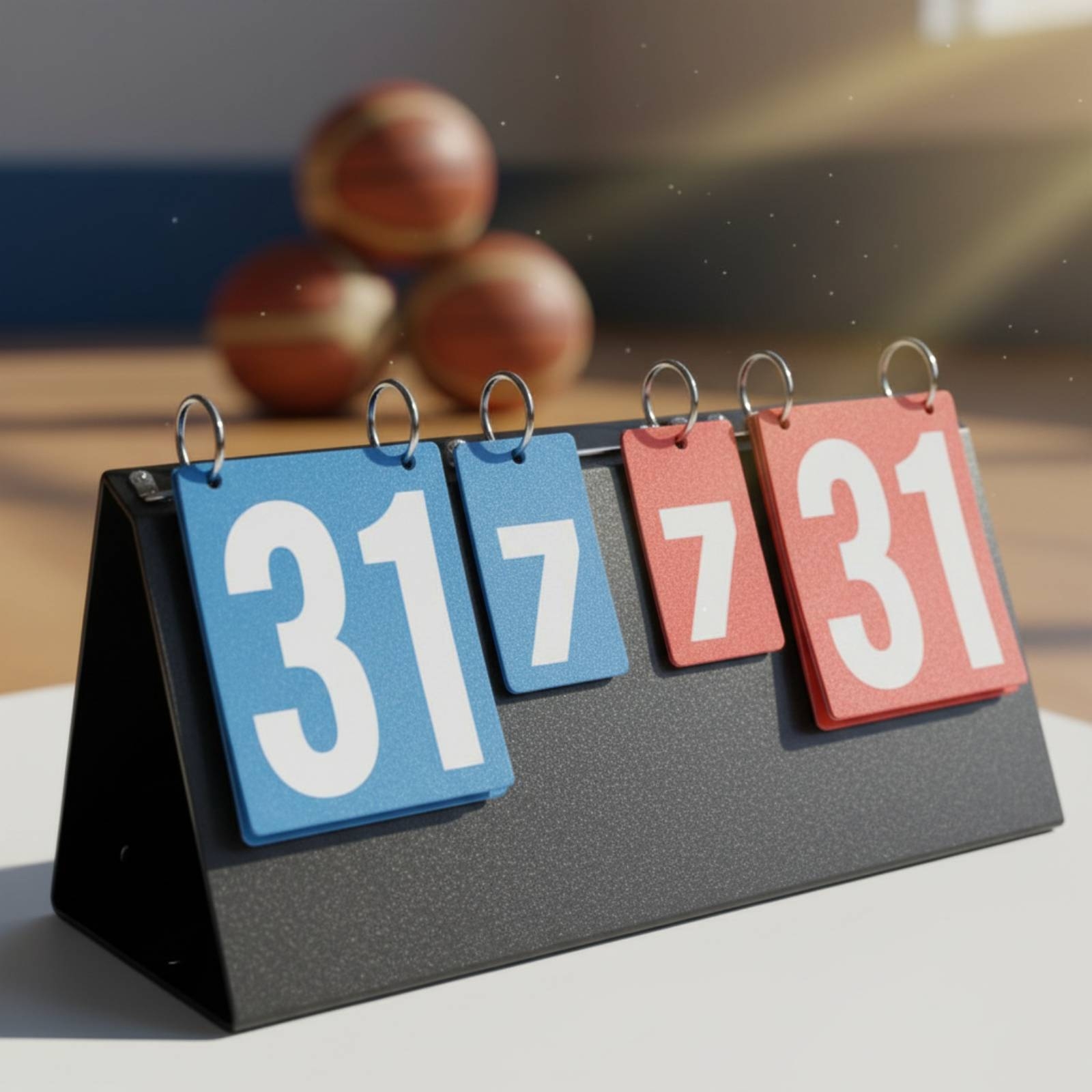 Portable Flip Scoreboard Multi - Table Tennis Double ulasan dan harga
