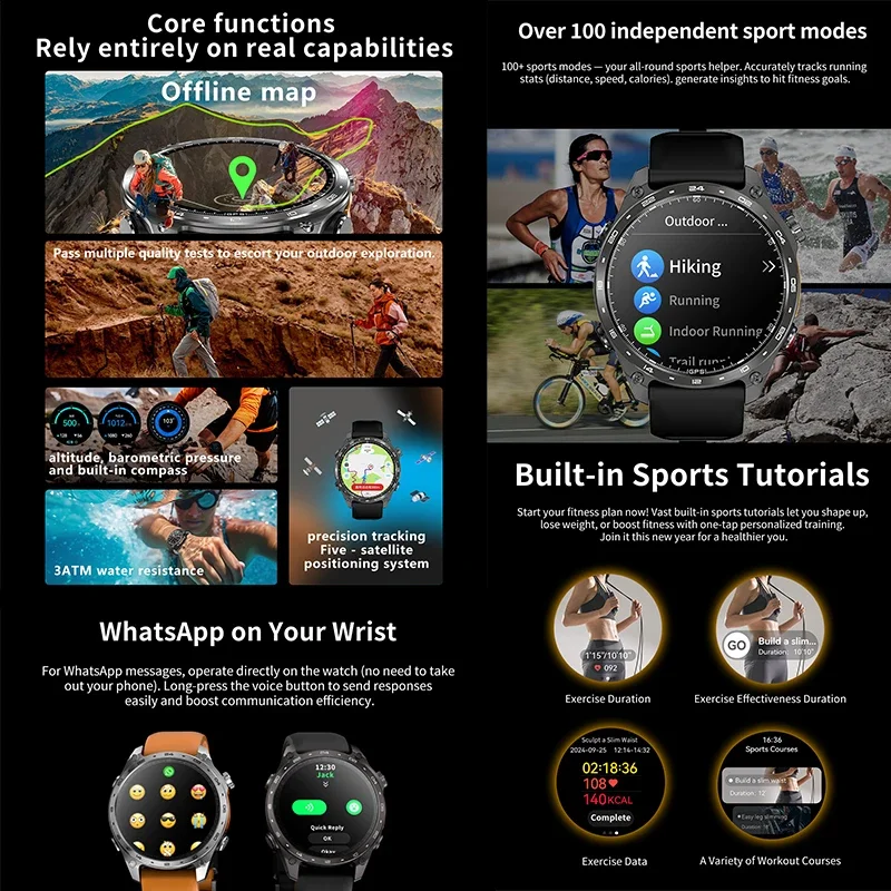 2026 New Smart Watch for Men w - Table Tennis World ulasan dan harga