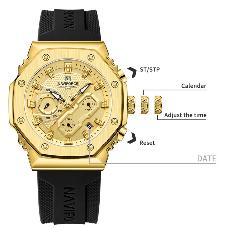 NAVIFORCE Women's Watch Quartz - Edge Tape Roll ulasan dan harga