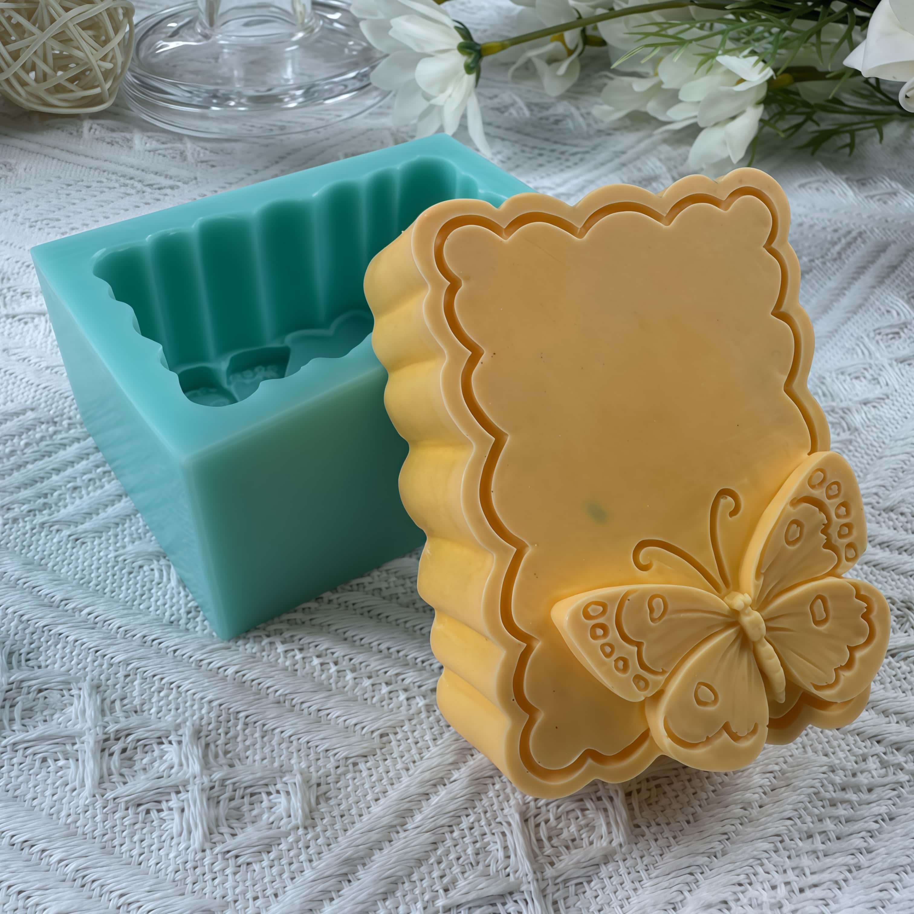 Butterfly Flower Soap Mold DIY - Butterfly Rubber Sheet ulasan dan harga