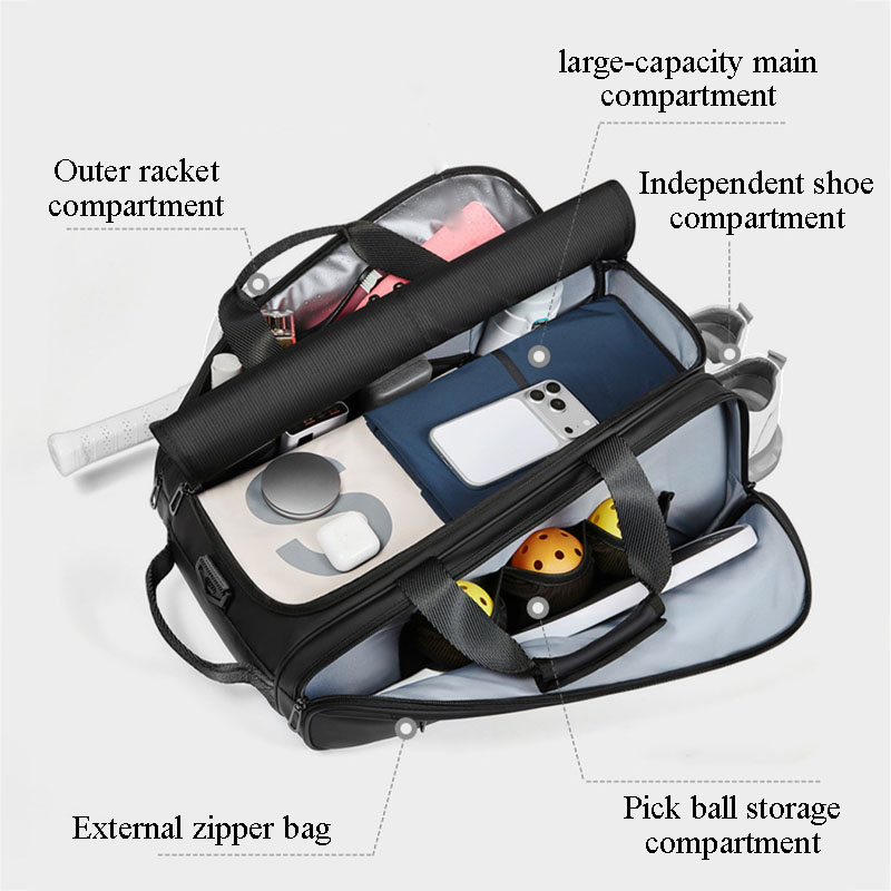 Tennis Bag, Large Capacity, Li - Table Tennis Double ulasan dan harga