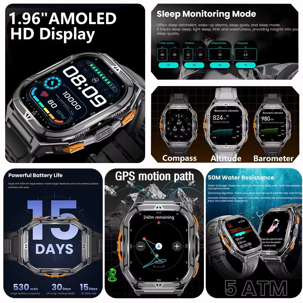 2026 New GPS Smart Watch 5ATM  - Table Tennis World ulasan dan harga
