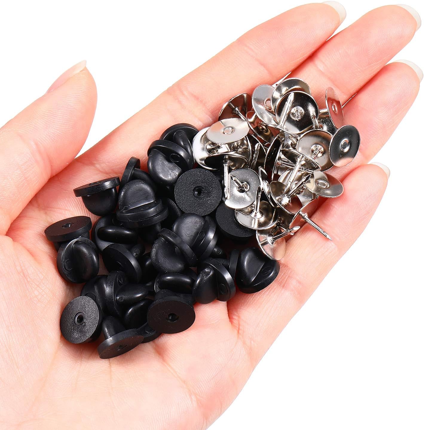 50/100/200 Pair Rubber Pin Bac - Butterfly Rubber Sheet ulasan dan harga