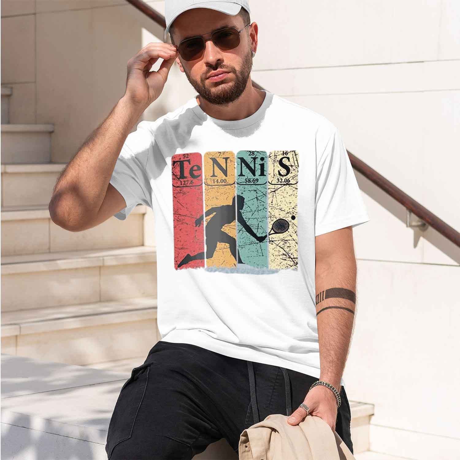 Men's Vintage Tennis Periodic  - Table Tennis Graphics ulasan dan harga
