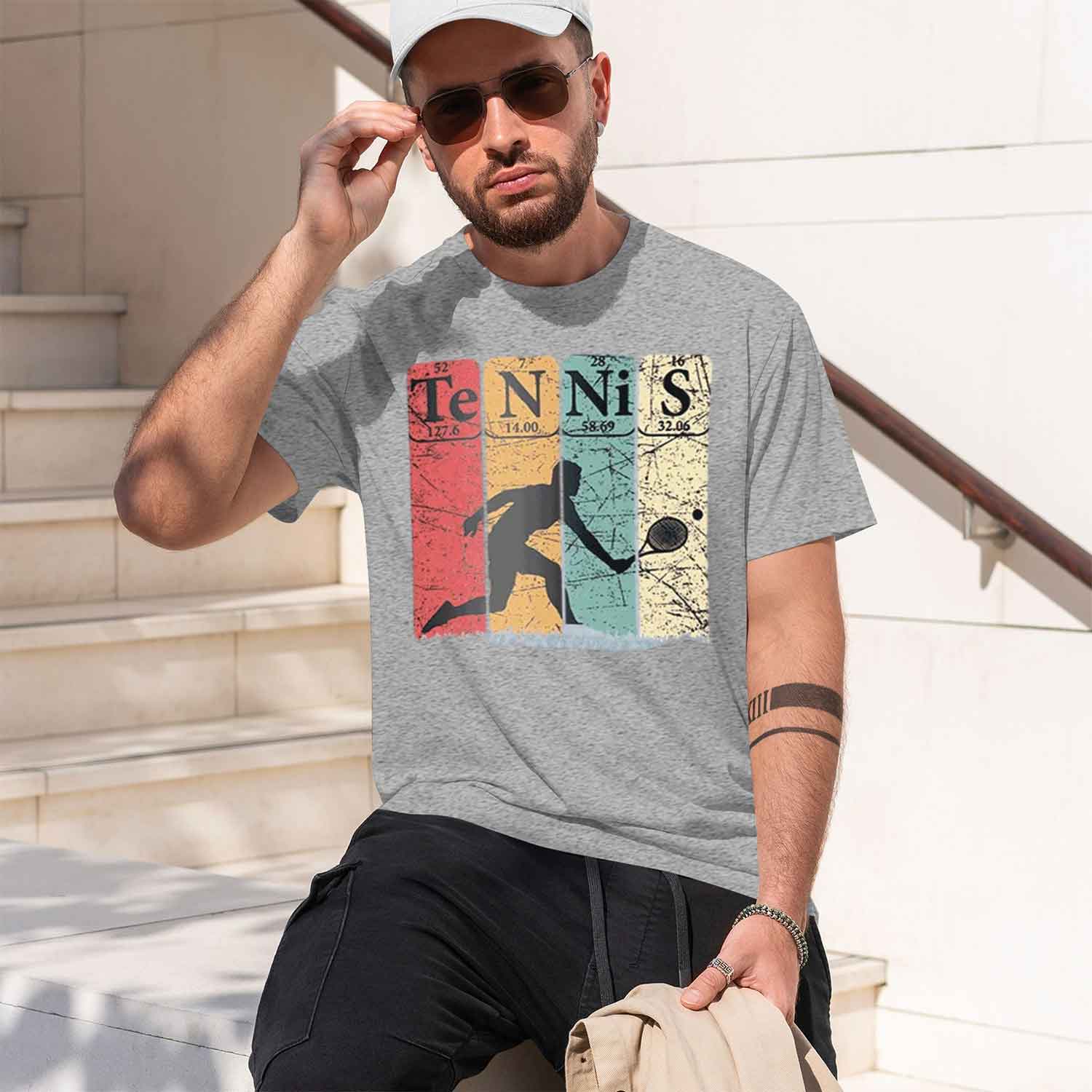 Men's Vintage Tennis Periodic  - Table Tennis Graphics ulasan dan harga