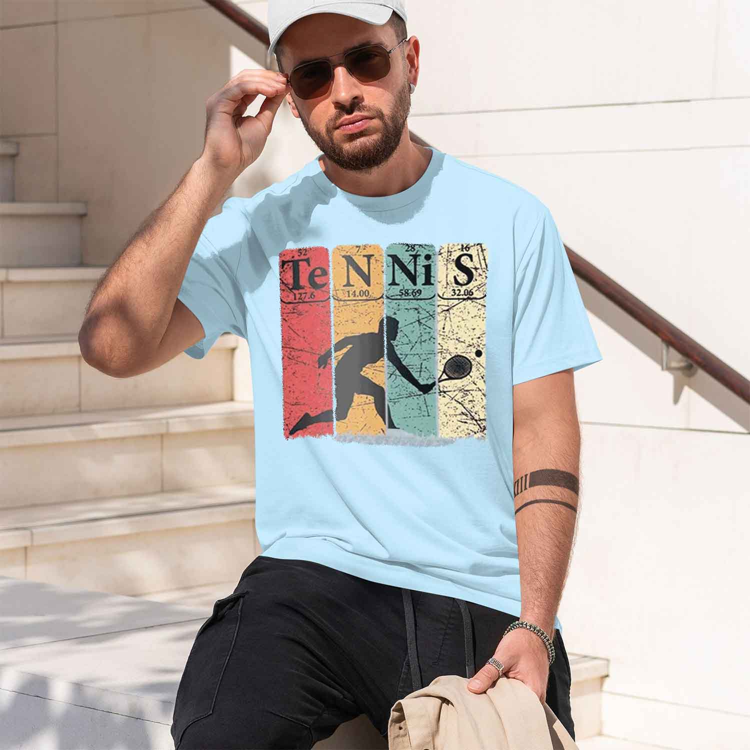 Men's Vintage Tennis Periodic  - Table Tennis Graphics ulasan dan harga