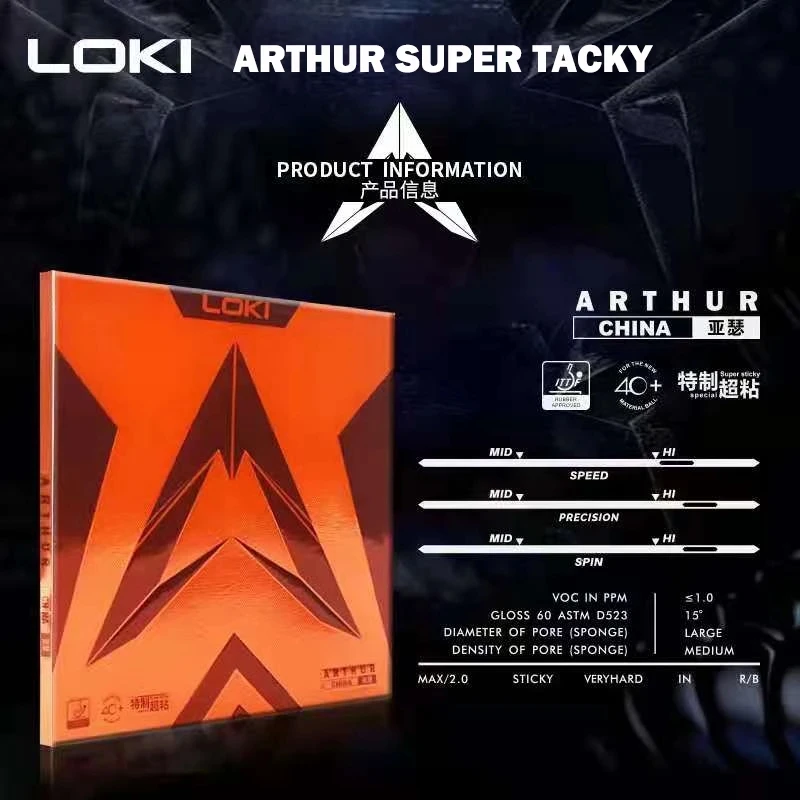 Original LOKI ARTHUR Europe/As - Table Tennis Loki ulasan dan harga