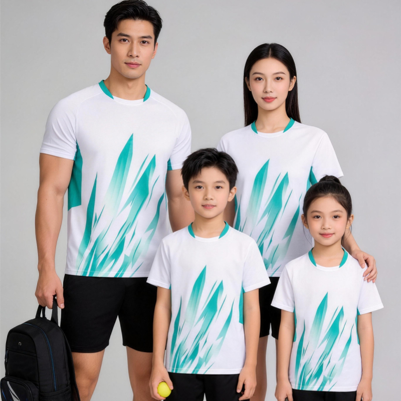 Badminton Table Tennis T-Shirt - Table Tennis Graphics ulasan dan harga