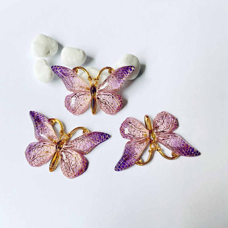 10Pcs NEW 38*22mm Butterfly Pl - Butterfly Rubber Sheet ulasan dan harga