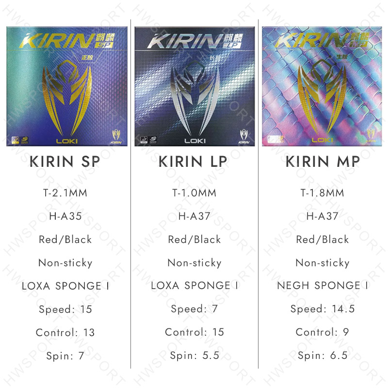 LOKI KIRIN Pimples-Out Table T - Table Tennis Loki ulasan dan harga