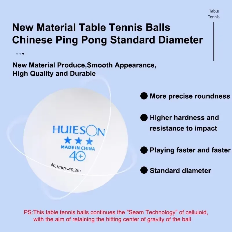 100PCS Huieson Blue Logo Table - Table Tennis Logo ulasan dan harga