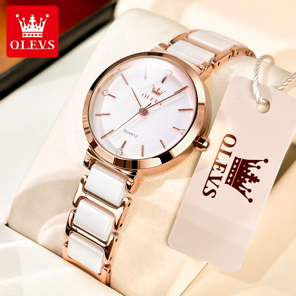 OLEVS Fashion Women Watches Re - Edge Tape Roll ulasan dan harga