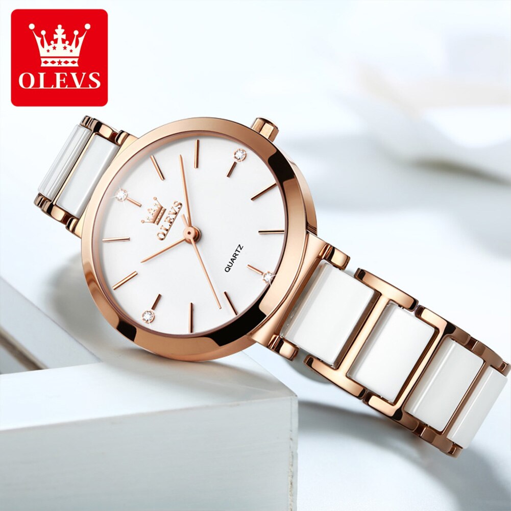 OLEVS Fashion Women Watches Re - Edge Tape Roll ulasan dan harga